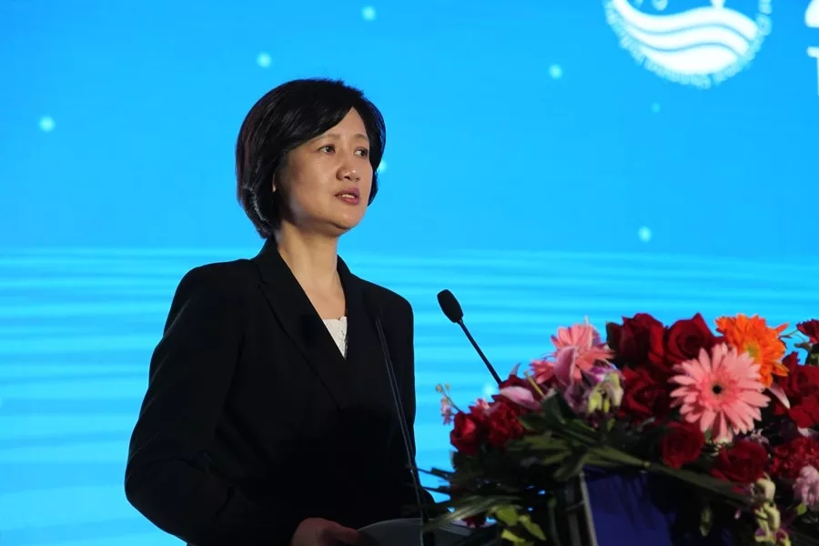 东疆保税港区管委会党组书记,主任沈蕾演讲沈蕾介绍,作为天津自贸区