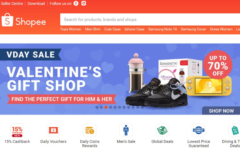 shopee上线马来西亚专用店铺与邮政合作提供快速配送服务