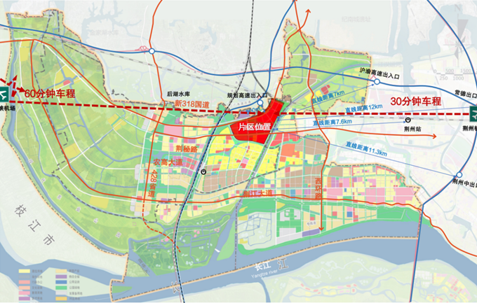 投资约1886亿元荆州高新区国家级农产品物流交易中心规划出炉
